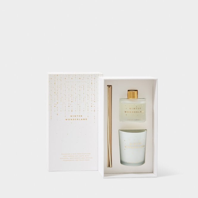 Katie Loxton Festive Mini Fragrance Set Winter Wonderland Frosted Pine And Cedarwood