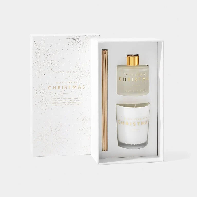 Katie Loxton Christmas Mini Set With Love At Christmas White