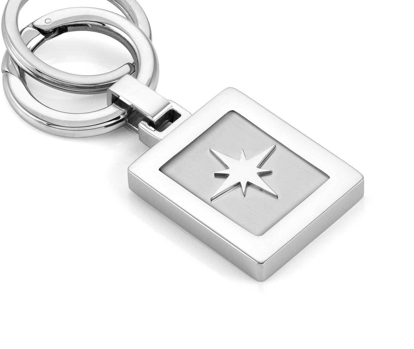 KEYRINGS key ring in steel (014_Wind Rose)