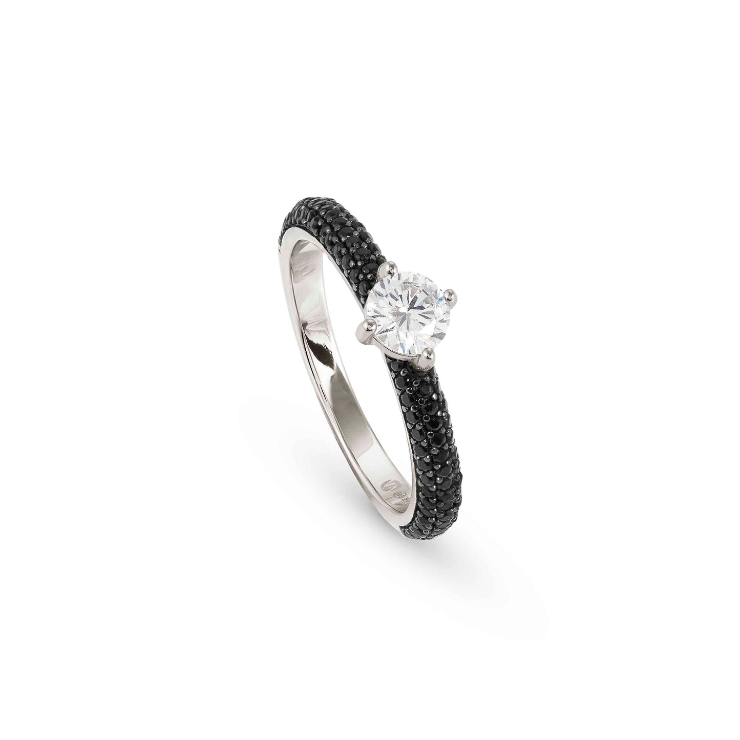 AUREA ring 925 silver, CZ Black Size 13 145700/011/005