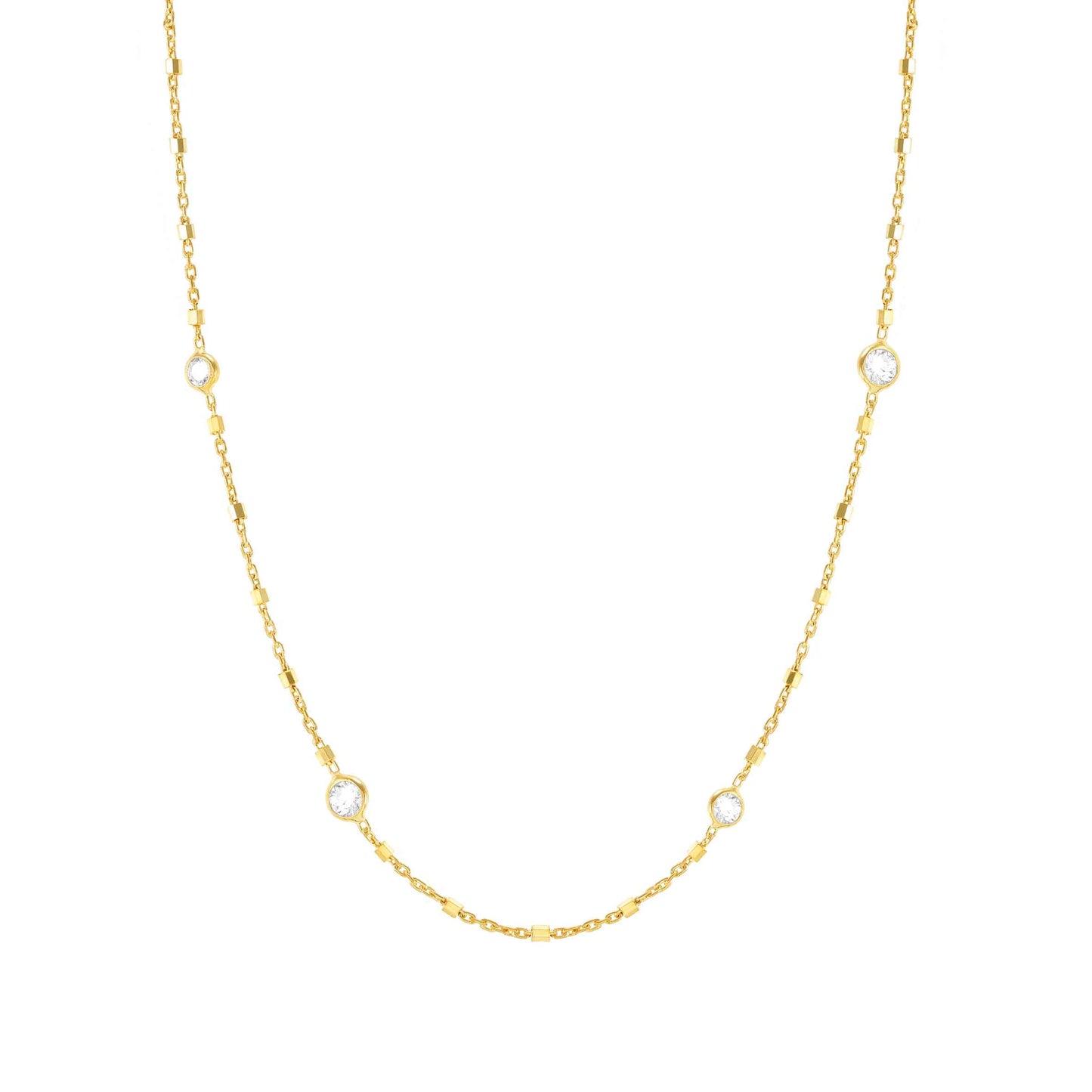 BELLA series ed,DETAILS,925 silver,CZ,GOLD ,Mixed Chain 146687/034