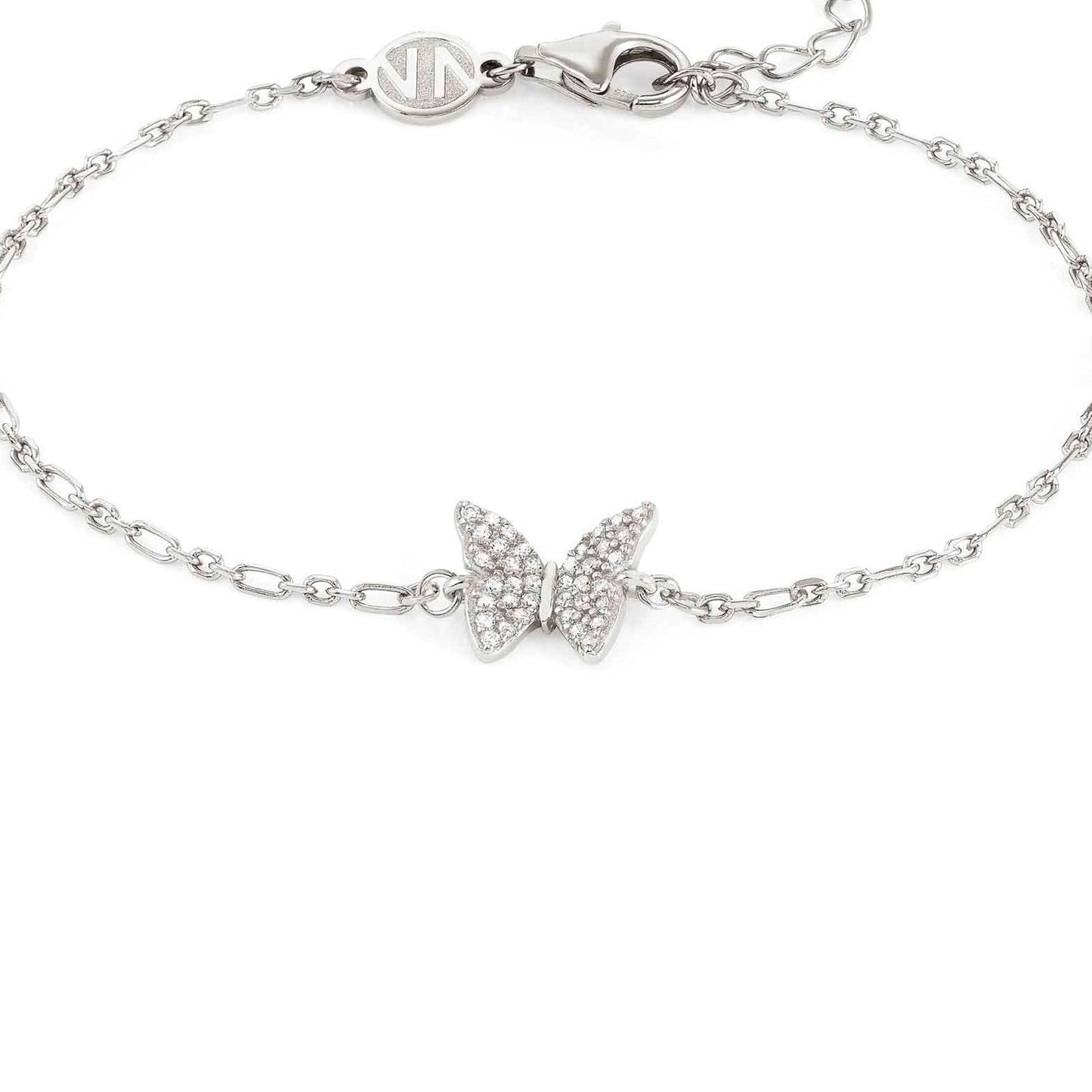 Sweetrock Bracelet ed. Nature 925 Silver, CZ, Silver Butterfly 148037/040