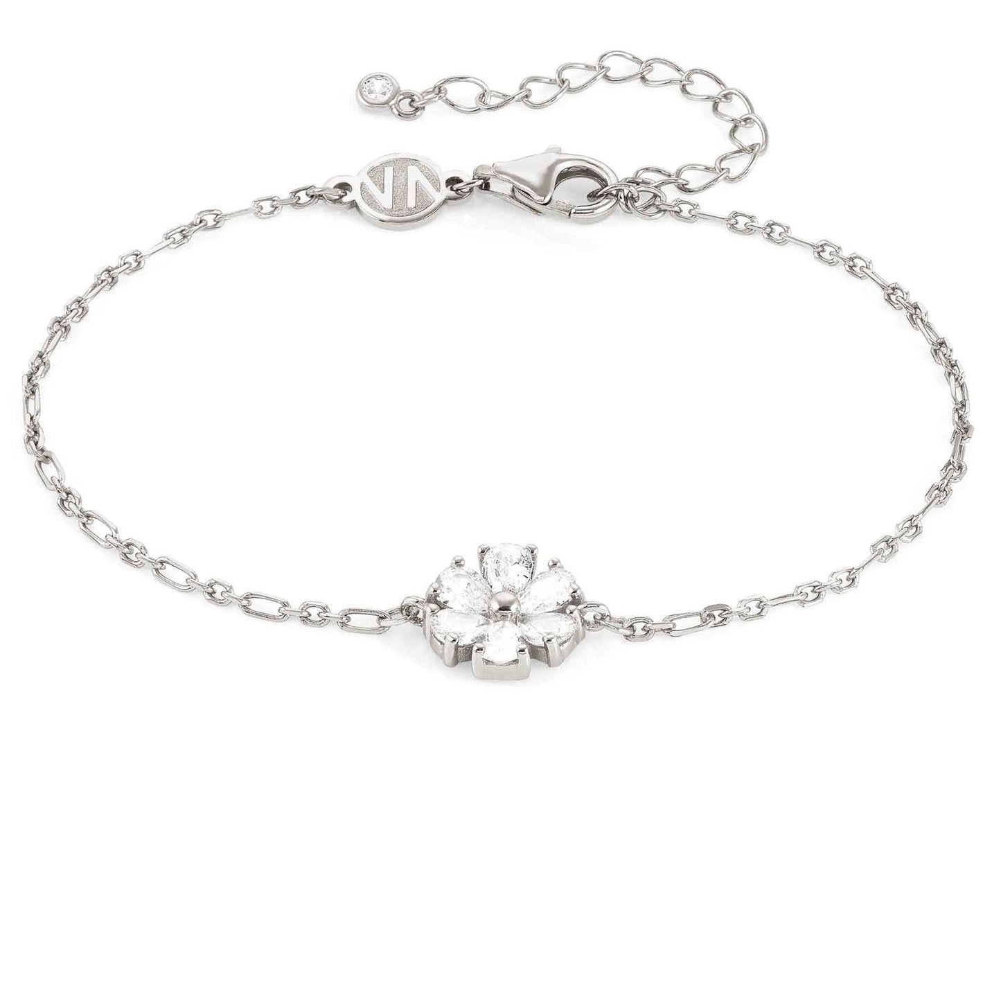 SWEETROCK bracelet ed. NATURE 925 silver,CZ, Flower 148037/043