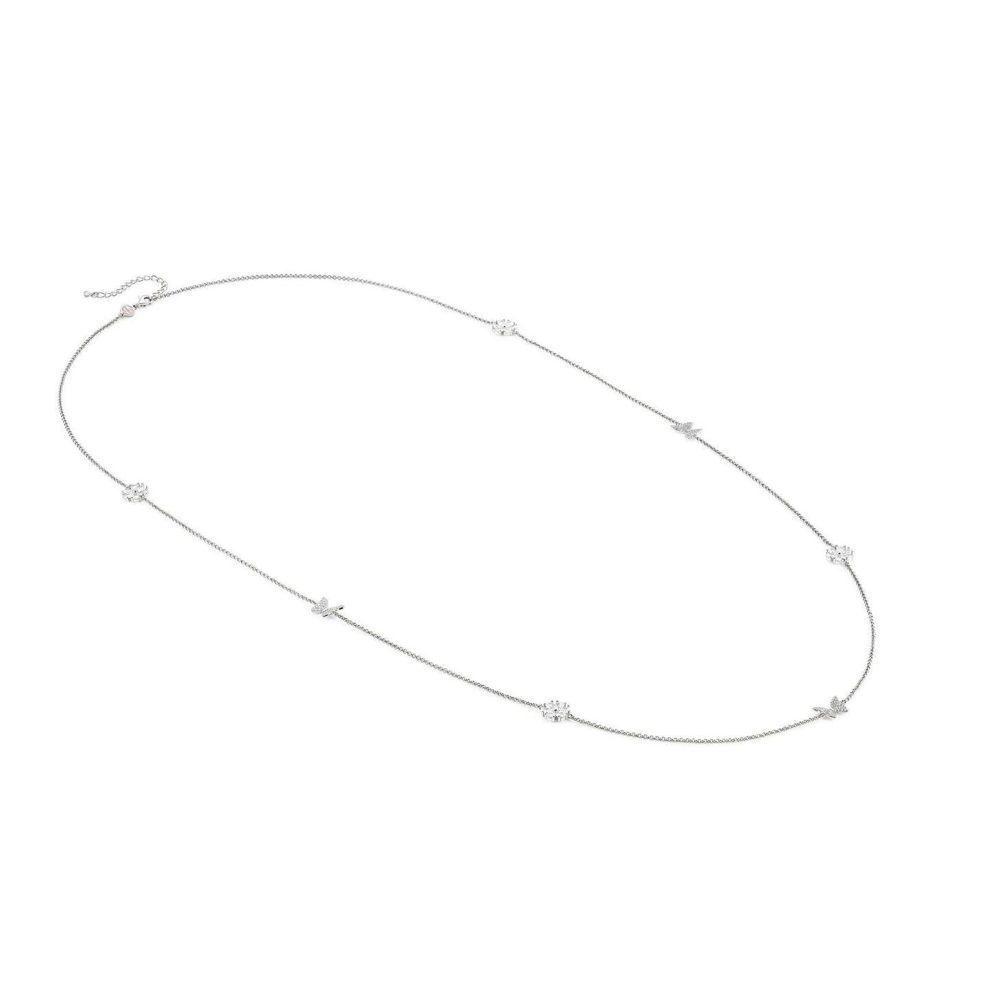 SWEETROCK necklace ed. NATURE 925 silver,CZ, (LONG) Mixed Yellow Gold 148041/048