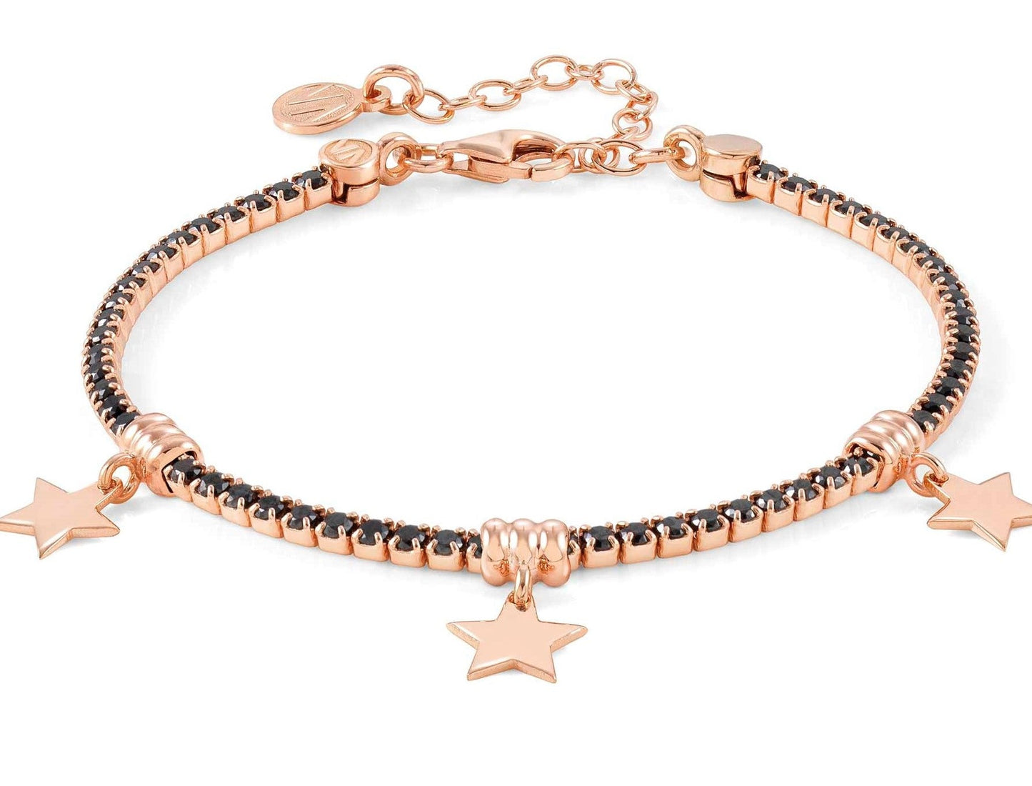 148600/033 CHIC&CHARM bracelet,925 silver & CZ,Rose Gold Star