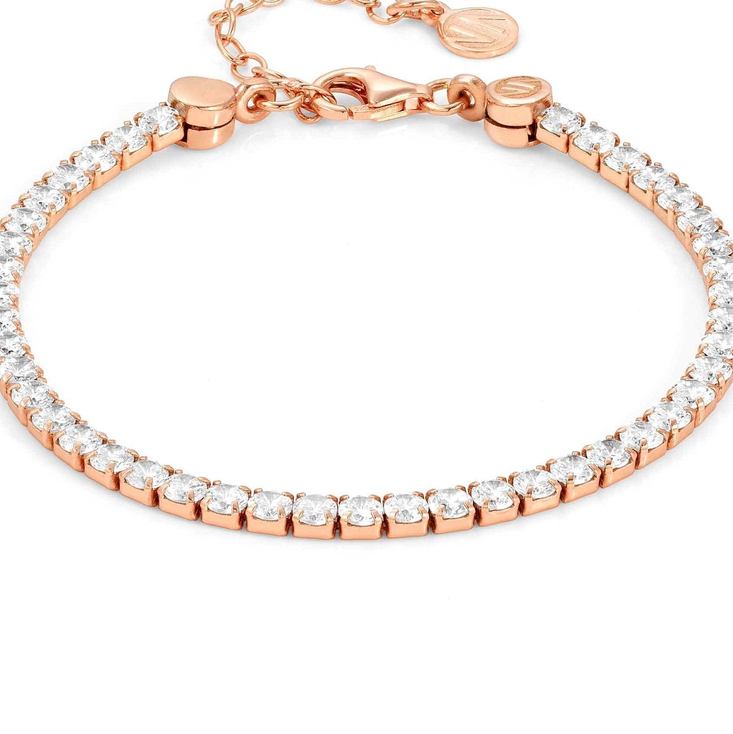 £69 CHIC & CHARM bracelet ed. CELEBRATION 925 silver.CZ, (RICH) Rose Gold 148617/011