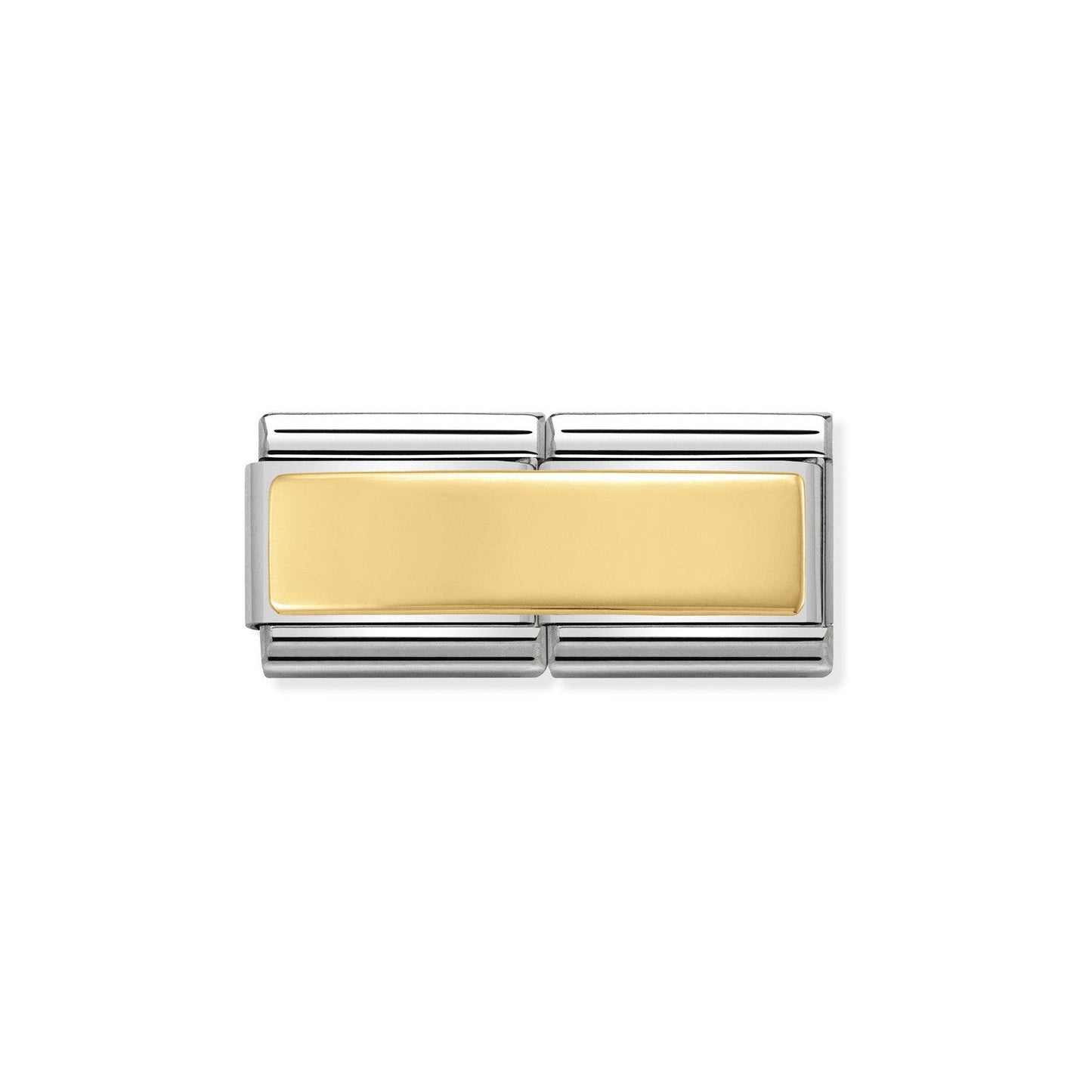 030710/01 Classic Double Smooth Plate Bonded Yellow Gold