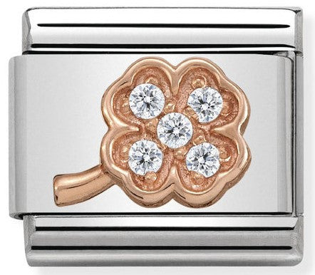 430302/14 Classic Bonded Rose Gold Clover Rich