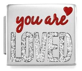 230202/03 Glam steel,enamel You are LOVED