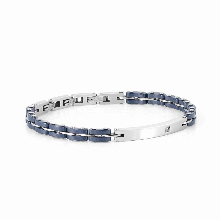 028302/004 STRONG bracelet, steel, ceramic ,CZ Mix 2