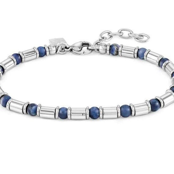 INSTINCT ,bracelet,S/Steel & stones SODALITE 027920/034