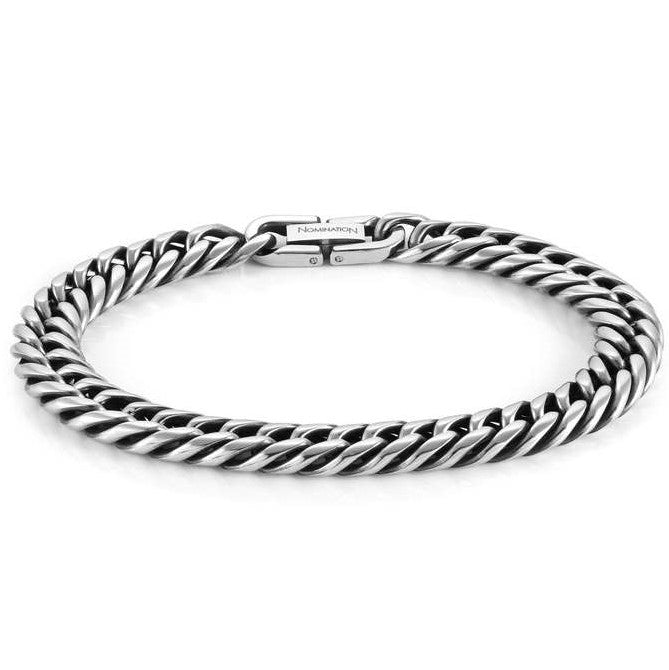 BEYOND bracelet,SMALL steel & PVD Fin, Vintage.LGE 028902/037