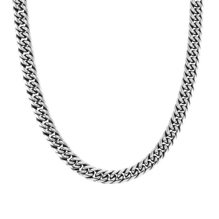 BEYOND necklace .SMALL steel.Fin, Vintage Curb 028917/002