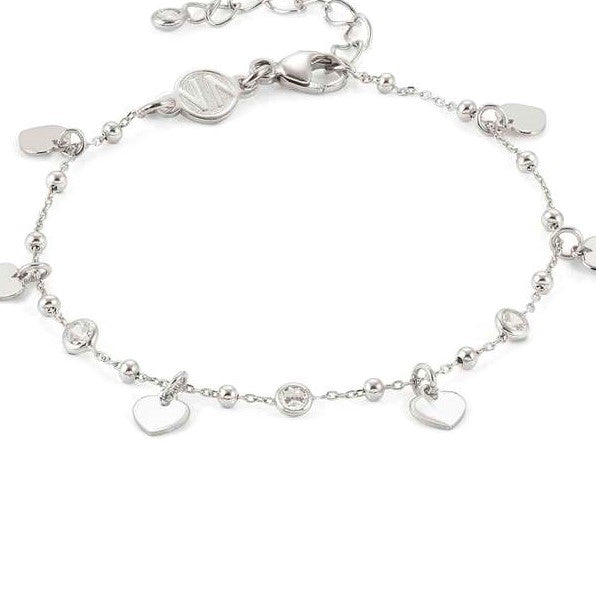 MELODIE bracelet ed, HAPPY, 925 silver,cz,Silver Heart 147720/001