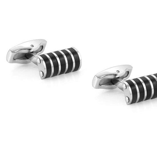 STRONG cufflinks ed. DIAMOND, steel, Black 028305/030