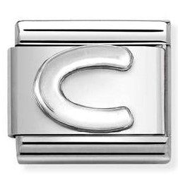 330113/03 Classic LETTER C S/steel. 925 silver