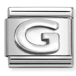 330113/07 Classic LETTER G S/steel. 925 silver
