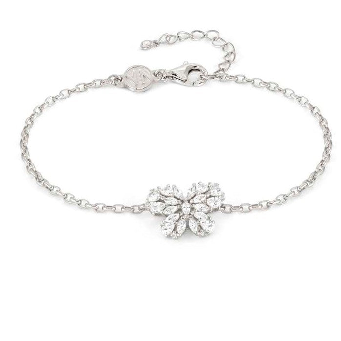 RAYOFLIGHT bracelet in 925 silver CZ Butterfly