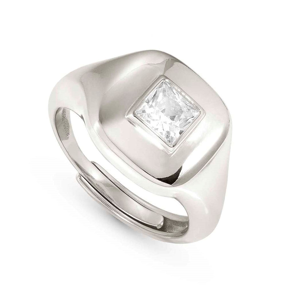 DOMINA ring in 925 sterling silver and cubic zirconia Size 15