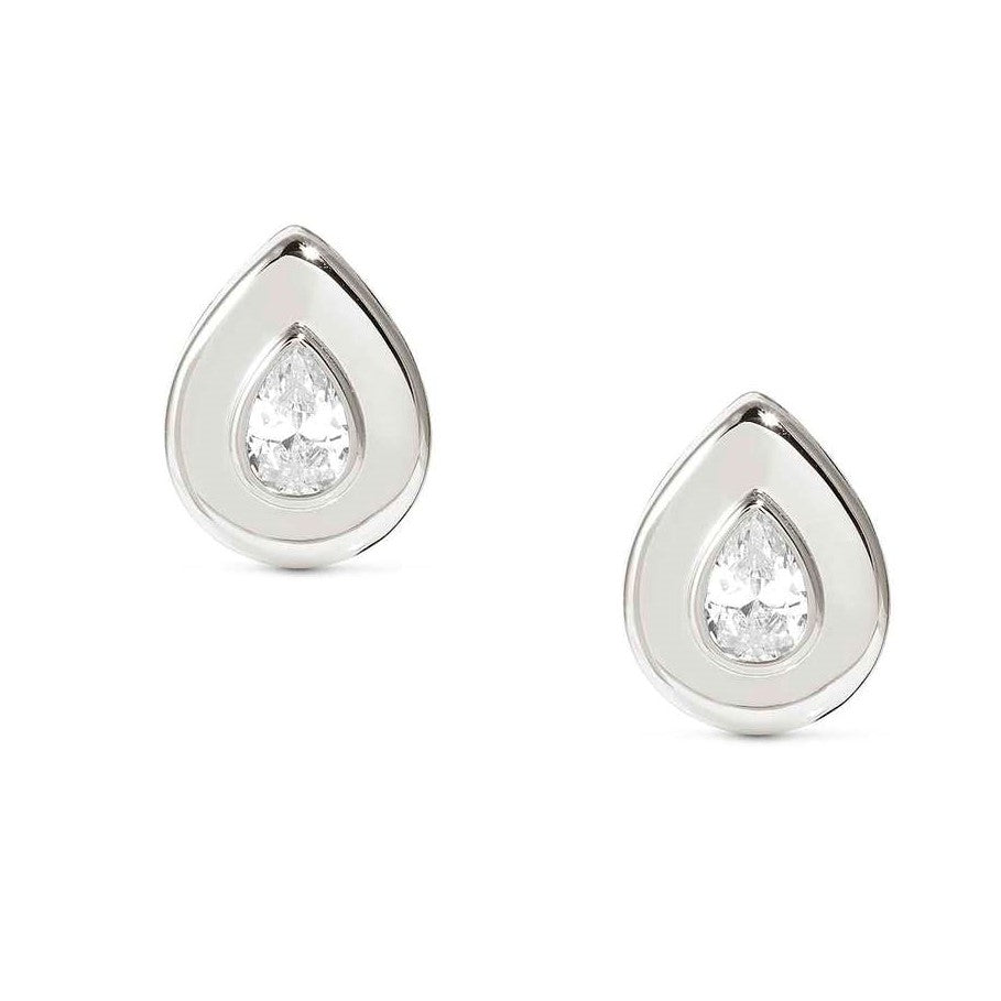 DOMINA earrings. 925 silver,CZ. Drop 240419/015
