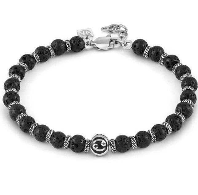 INSTINCTSTYLE bracelet ed. ZODIAC&STONES, steel, Cancer