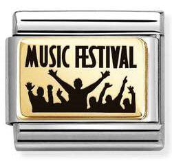 030166/40 Classic steel, 18k gold Music festival