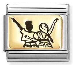 030166/41 Classic steel, 18k gold Friends