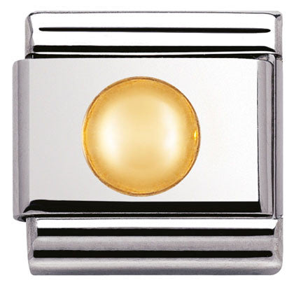 030110/13 Classic S/Steel,Bonded Yellow Big dot