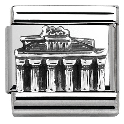 330105/29 Classic MONUMENTS RELIEF silver 925 Brandenburg Gate