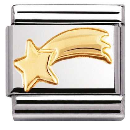 030110/20 Classic S/steel,Bonded Yellow Shooting star