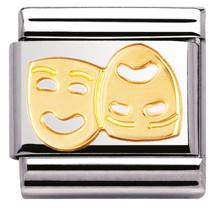 030110/01 Classic S/steel,Bonded Yellow Gold Masks