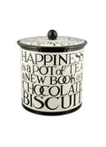 Emma Bridgewater Biscuit Barrel Black Toast