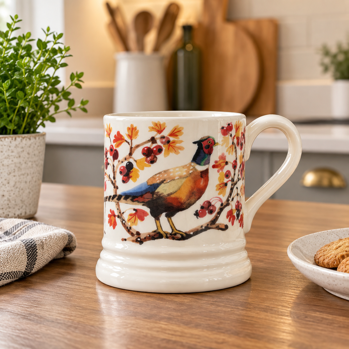 Emma Bridgewater Pheasant in Hawthorn 1/2 Pint Mug