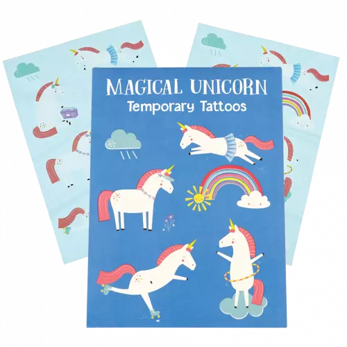 Temporary Tattoos Magical Unicorn