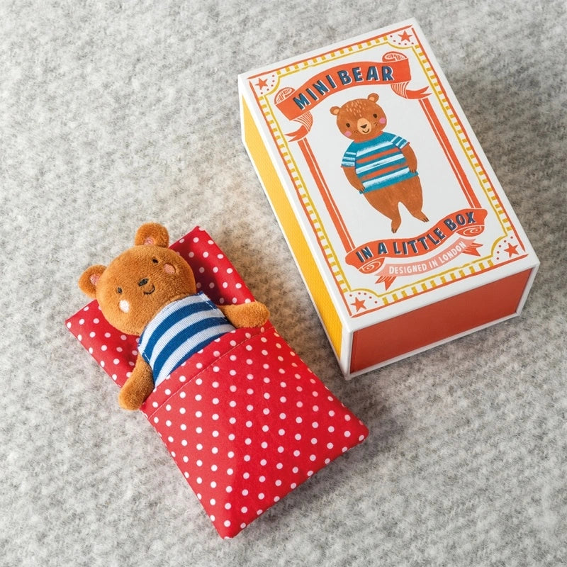 Mini Bear In A Little Box  Soft Toy