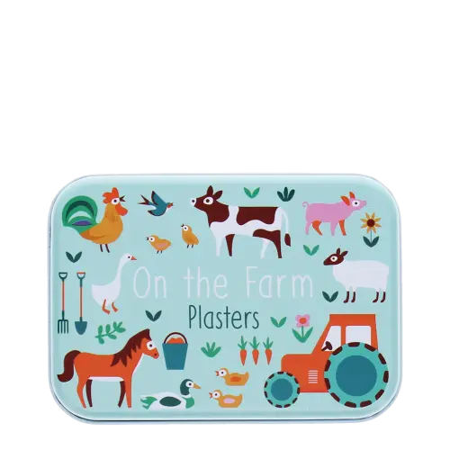 Children's Plasters In A Tin Farmyard 30 Pcs