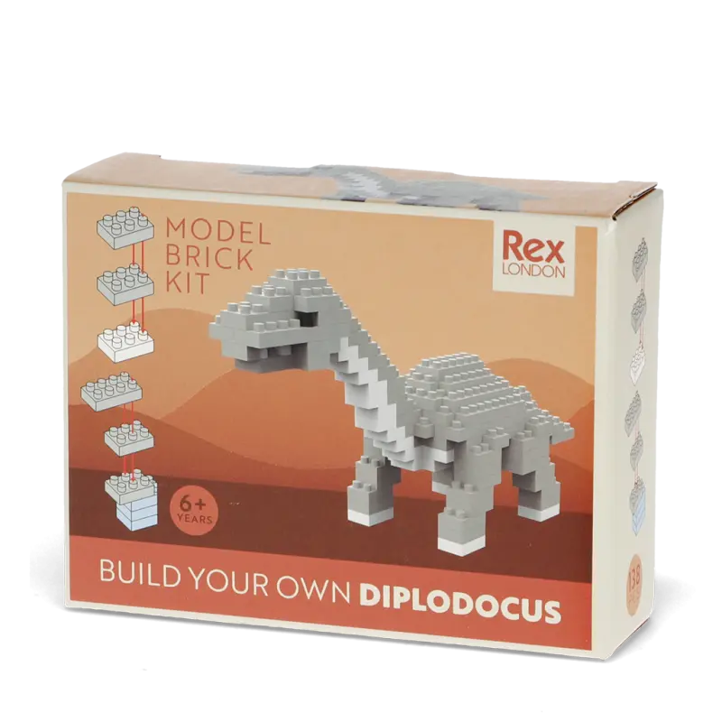 Build Your Own Dinosaur Model Brick Kit Diplodocus