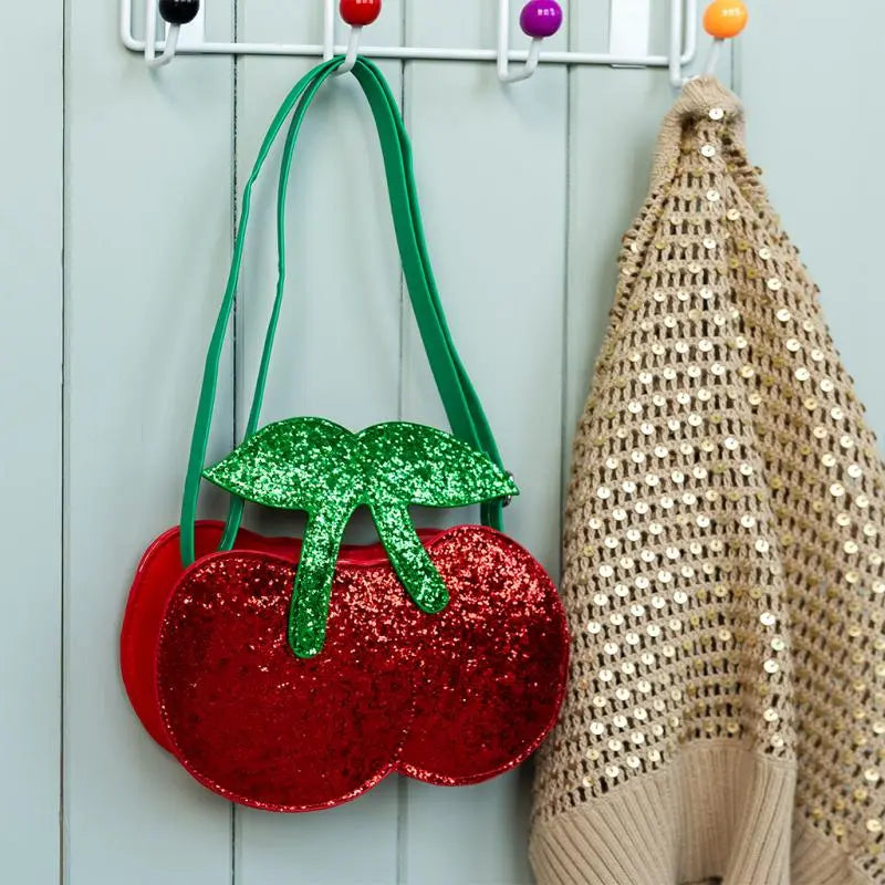 Glitter Handbag Cherry