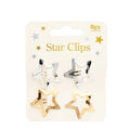 Star Hair Clips Gold And Silver Set Of 4
