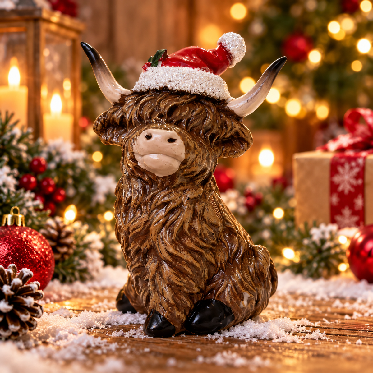 Straits Christmas Higland Cow Sitting