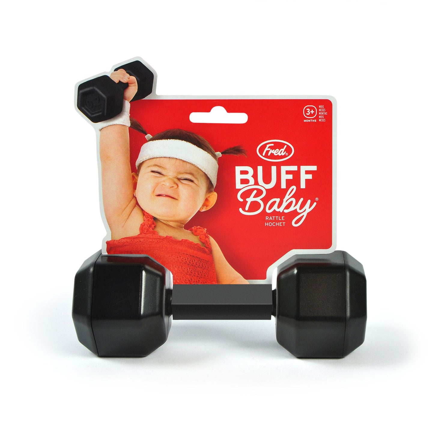 Fred Buff Baby Dumbell Rattle