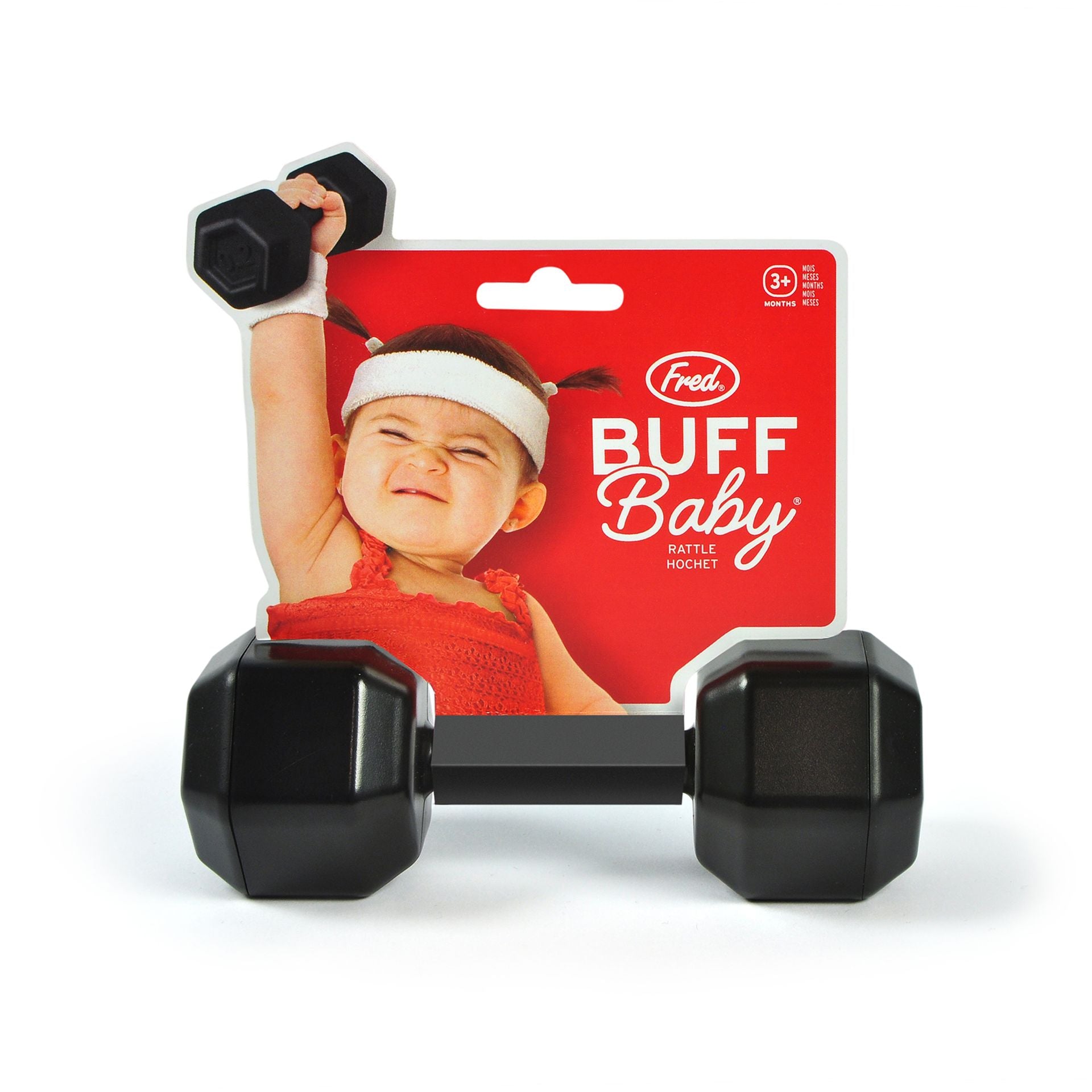 Fred Buff Baby Dumbell Rattle