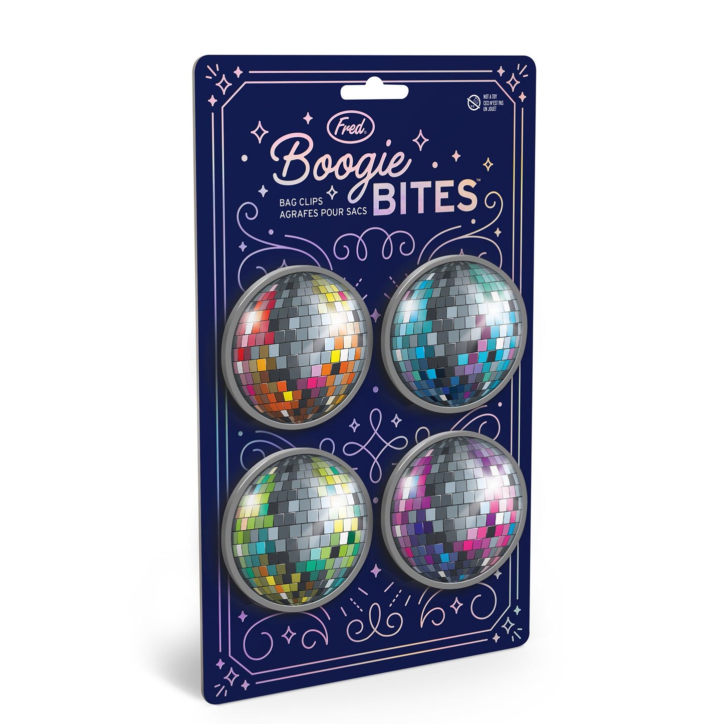 Fred Boogie Bites Disco Ball Bag Clips