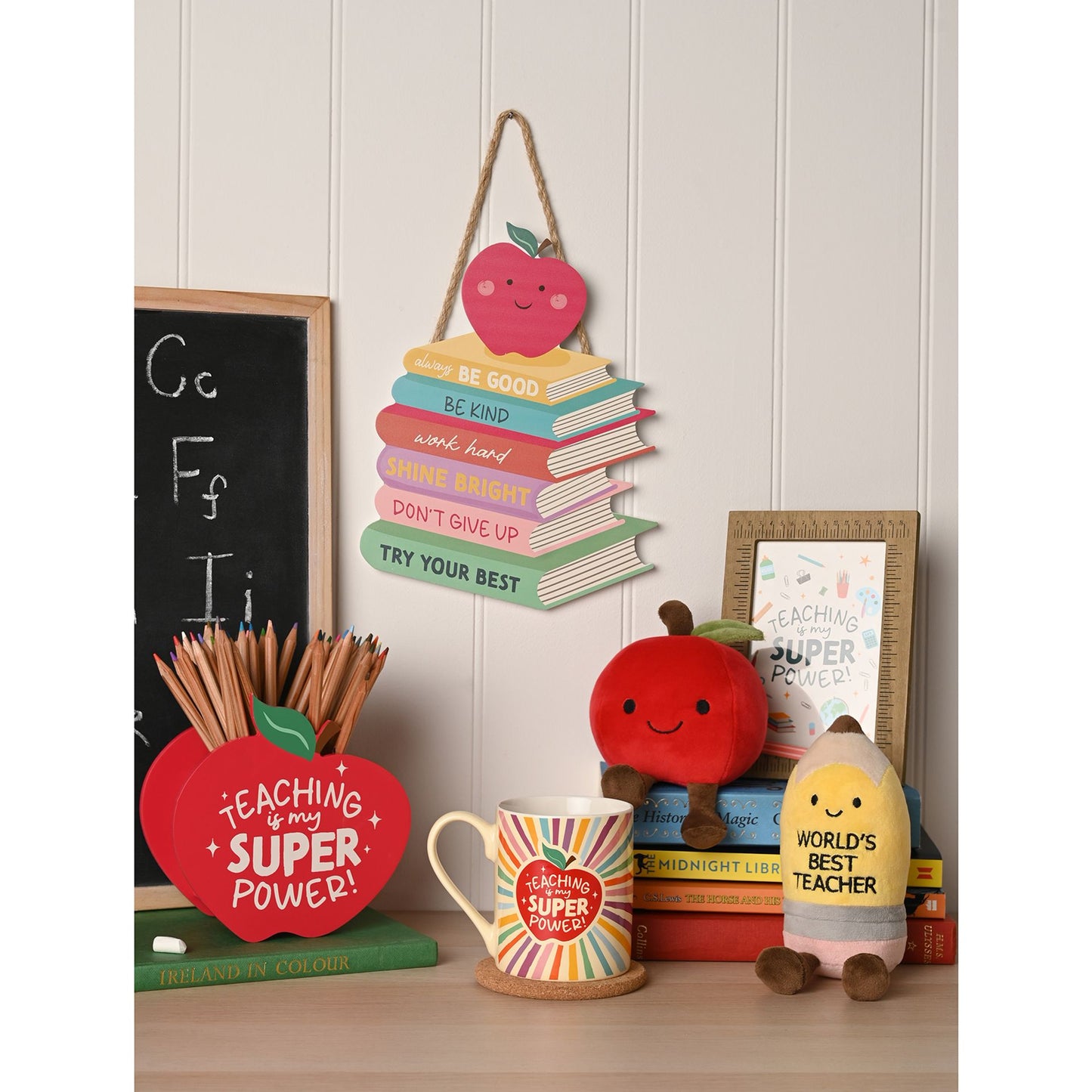 School Years Teacher Plush Toys Pencil or Apple