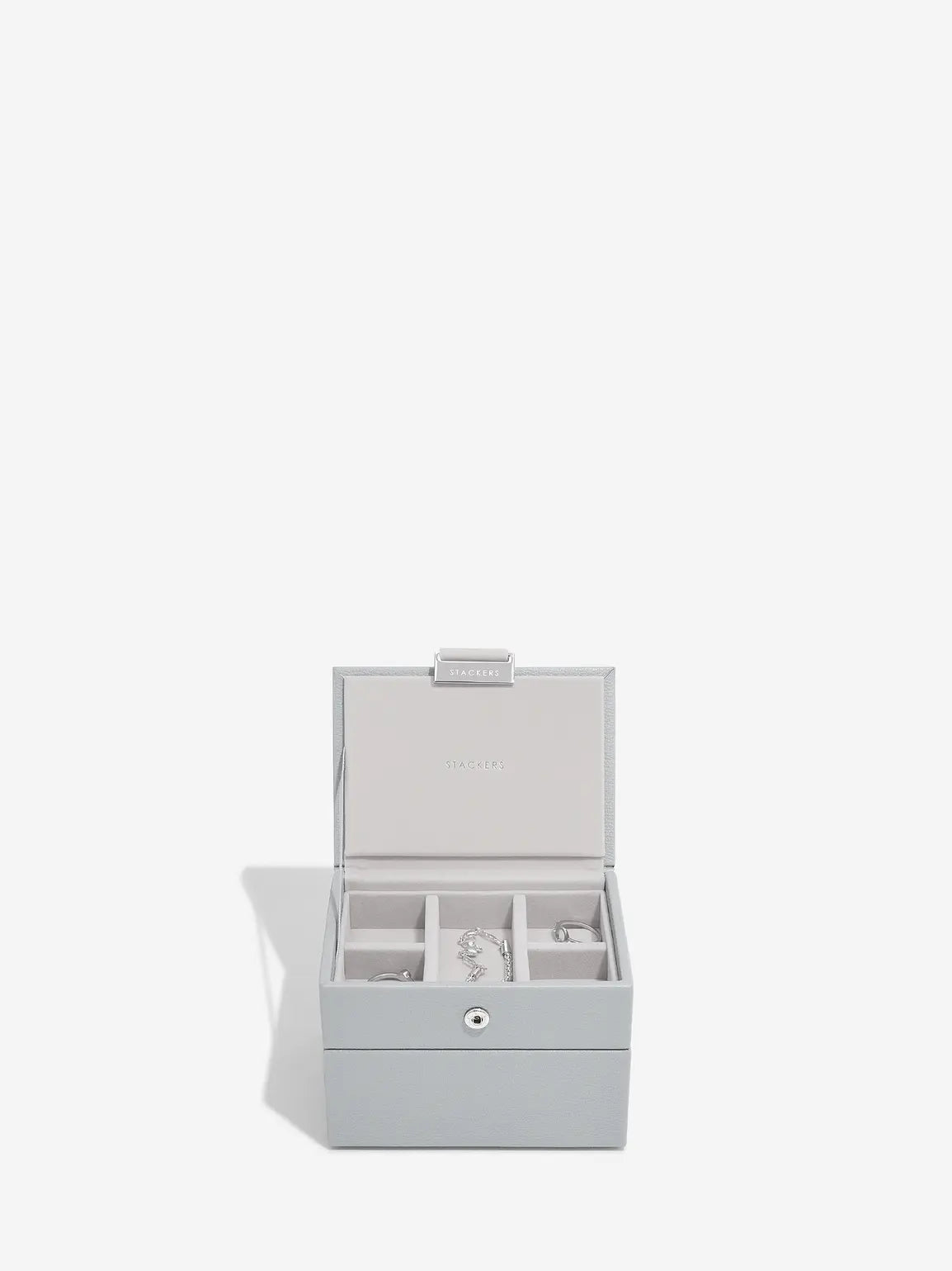 Stachers Pebble Grey Micro Jewellery Box