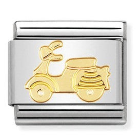 030108/06 Classic S/Steel,bonded yellow gold  VESPA