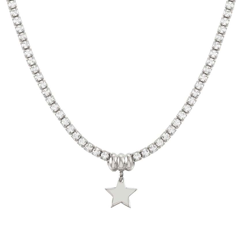 CHIC&CHARM necklace in 925 sterling silver CZ 148602/015