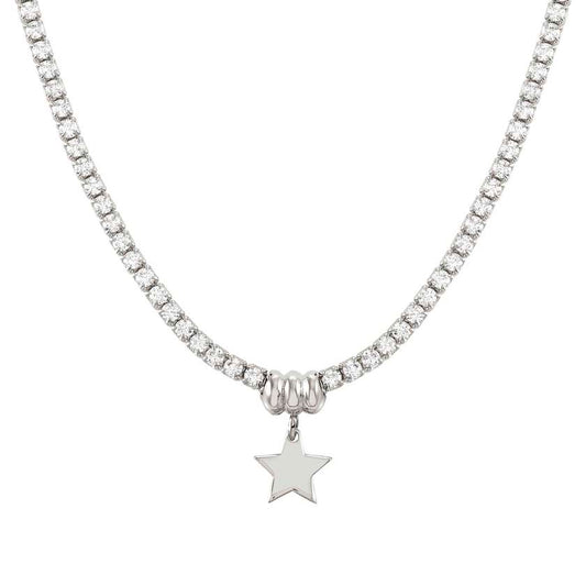CHIC&CHARM necklace in 925 sterling silver CZ 148602/015