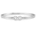 PRETTY BANGLES bracelet, steel, cz SYMBOLS SIZE MEDIUM Infinite