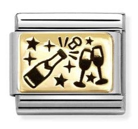 030166/61 Classic PLATES (IC)steel,18k gold Cheers